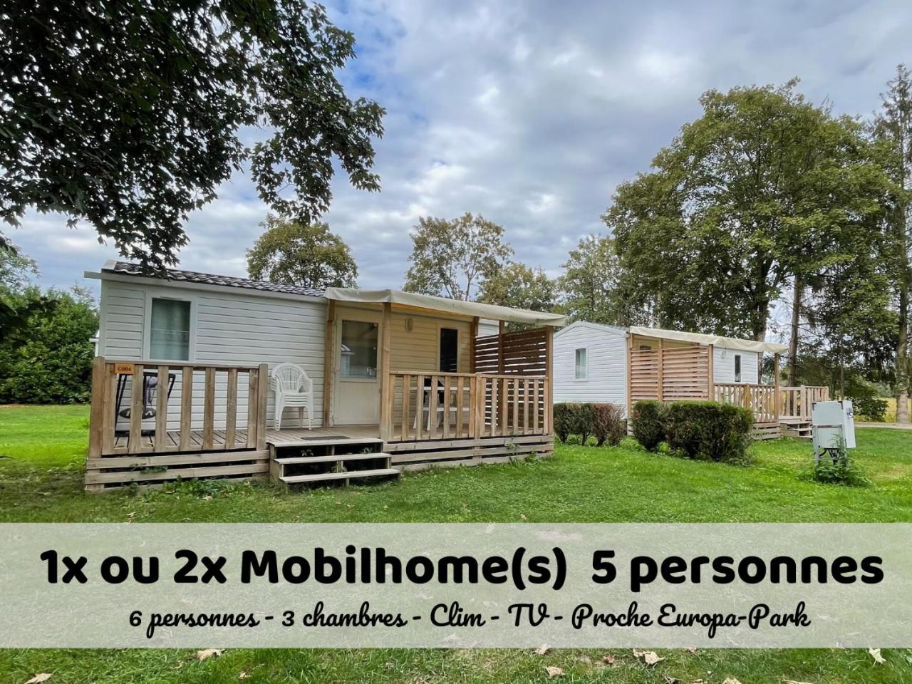 Chez Philippe Et Sylvie - 2 Bungalows Pour 5 Proche Europa-Park Boofzheim Esterno foto